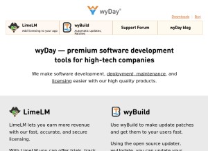 How wyday.com looks like on a tablet such as an iPad.