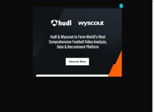 How wyscout.com looks like on a tablet such as an iPad.