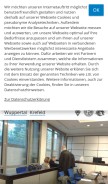 How wz.de looks like on a mobile device such as an iPhone.