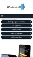 How xandroidmarket.com looks like on a mobile device such as an iPhone.