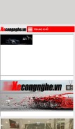 How xecongnghe.vn looks like on a mobile device such as an iPhone.