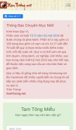 How xemtuong.net looks like on a mobile device such as an iPhone.