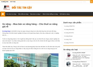 How xenang.com looks like on a tablet such as an iPad.