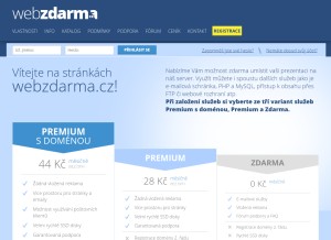 How xf.cz looks like on a tablet such as an iPad.