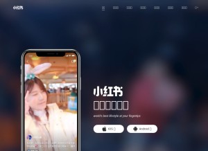 How xiaohongshu.com looks like on a tablet such as an iPad.