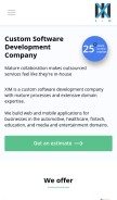 How ximxim.com looks like on a mobile device such as an iPhone.