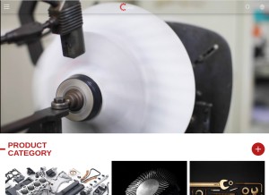 How xinxie-diecasting.com looks like on a tablet such as an iPad.