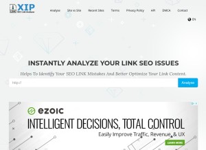 How xip.li looks like on a tablet such as an iPad.