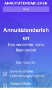 How xn--annuittendarlehen-vqb.org looks like on a mobile device such as an iPhone.