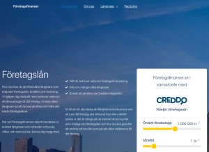 How xn--fretagsfinanser-8sb.se looks like on a tablet such as an iPad.