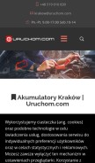 How xn--krakw-akumulatory-jyb.pl looks like on a mobile device such as an iPhone.