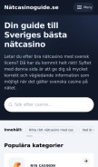 How xn--ntcasinoguide-bfb.se looks like on a mobile device such as an iPhone.