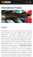 How xn--pozna-akumulatory-74c.pl looks like on a mobile device such as an iPhone.