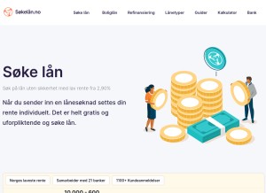 How xn--skeln-pra3k.no looks like on a tablet such as an iPad.