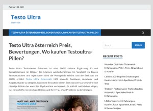 How xn--testoultrasterreich-z6b.at looks like on a tablet such as an iPad.