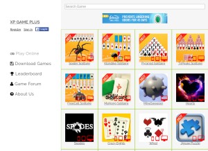How xpgameplus.com looks like on a tablet such as an iPad.