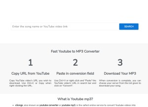 How xsongs.net looks like on a tablet such as an iPad.
