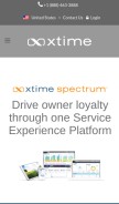 How xtime.com looks like on a mobile device such as an iPhone.