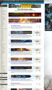 How xtremetop100.com looks like on a mobile device such as an iPhone.