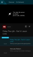 How xumo.tv looks like on a mobile device such as an iPhone.