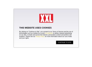 How xxlmag.com looks like on a tablet such as an iPad.