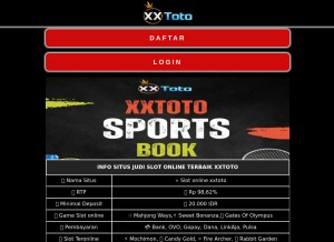 How xxtoto.venkateshservices.com looks like on a tablet such as an iPad.