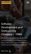 How y-sbm.com looks like on a mobile device such as an iPhone.