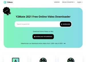 How y2mate.info looks like on a tablet such as an iPad.