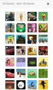 How y8games.center looks like on a mobile device such as an iPhone.