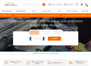 How yakarouler.com looks like on a tablet such as an iPad.