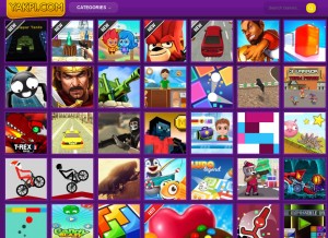 How yakpi.com looks like on a tablet such as an iPad.