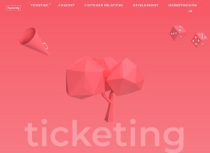 How yapsody.com looks like on a tablet such as an iPad.