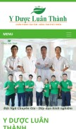 How yduocluanthanh.com looks like on a mobile device such as an iPhone.