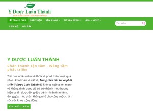 How yduocluanthanh.com looks like on a tablet such as an iPad.