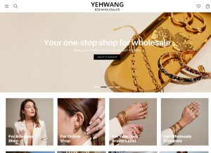 How yehwang.com looks like on a tablet such as an iPad.