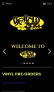 How yellowdogdiscs.com looks like on a mobile device such as an iPhone.