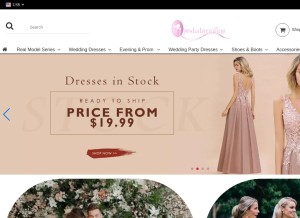 How yesbabyonline.com looks like on a tablet such as an iPad.