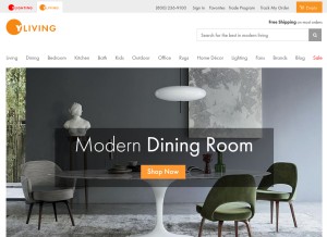 How yliving.com looks like on a tablet such as an iPad.