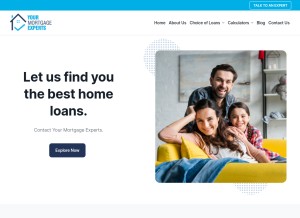 How yme.com.au looks like on a tablet such as an iPad.