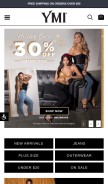 How ymijeans.com looks like on a mobile device such as an iPhone.