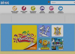 How yodibujo.es looks like on a tablet such as an iPad.