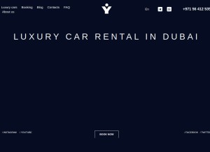 How yofleet.com looks like on a tablet such as an iPad.