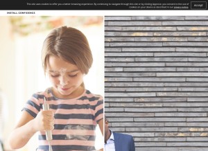 How york.com looks like on a tablet such as an iPad.