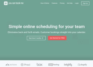 How youcanbook.me looks like on a tablet such as an iPad.