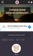 How yourchineseastrology.com looks like on a mobile device such as an iPhone.