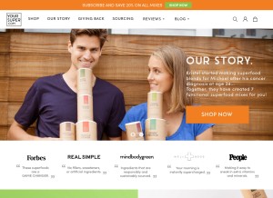 How yoursuper.com looks like on a tablet such as an iPad.