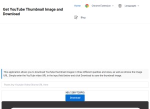 How youtubethumbnaildownloaderonline.com looks like on a tablet such as an iPad.