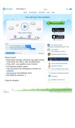 How yowindow.com looks like on a mobile device such as an iPhone.