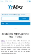 How ytmp3.download looks like on a mobile device such as an iPhone.