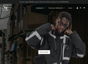 How yugasei.com looks like on a tablet such as an iPad.